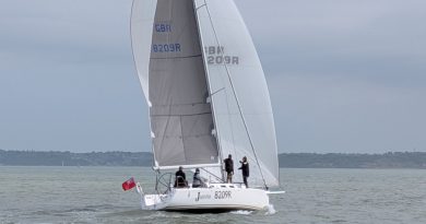 CSORC Jeepster with spinnker